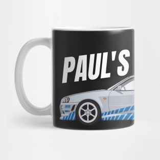 Skyline R34 GTR Fast and furious Mug